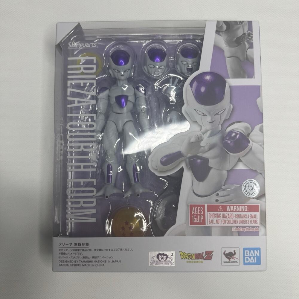 BANDAI S.H.Figuarts Dragonball Z Frieza 4th Form Action Figure TAMASHII NATIONS